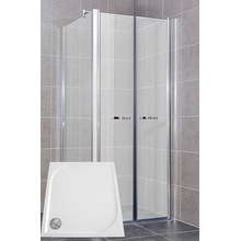 ARTTEC COMFORT D 18 grape sklo 100 x 80 x 198 cm s vaničkou z litého mramoru LINEA