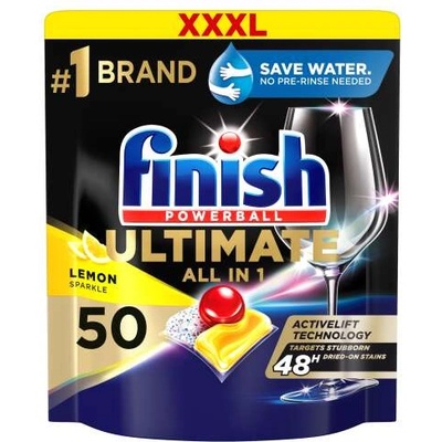 Finish Ultimate All in 1 Lemon За Миялна Машина 50бр (3314761)