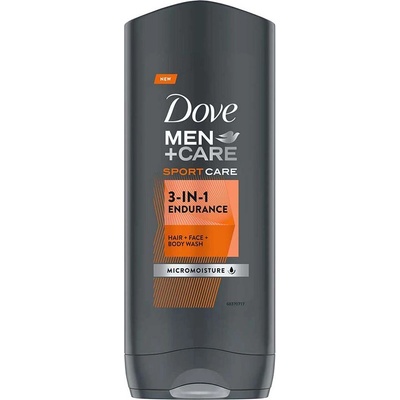 Dove Men Sport Care 3-в-1 Душ гел за коса+лице+тяло 250мл