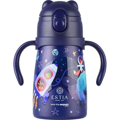 Estia Home Art Детска термобутилка Estia Save The Aegean - Solar Jump, 300 ml (01-33187)