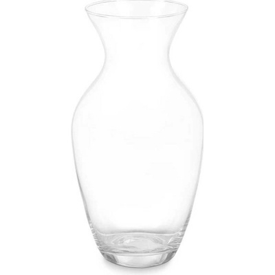 Váza sklenená s úzkym hrdlom 26 cm