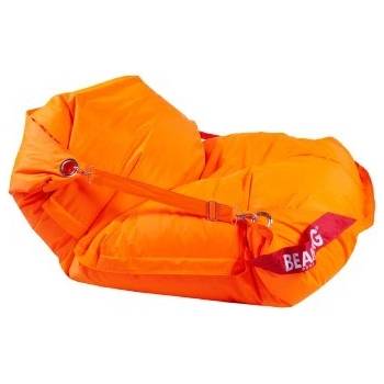BeanBag 189x140 comfort s popruhmi fluo orange