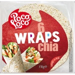 POCO LOCO ТОРТИЛИ С ЧИА (6 БР. , 25 СМ) 370гр