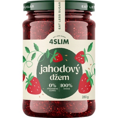4Slim 100% džem jahodový 280 g