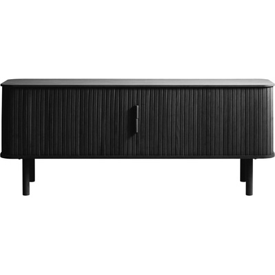 Unique Furniture Черна телевизионна масичка от дъб 160x56 cm Cavo - Unique Furniture (48964641)