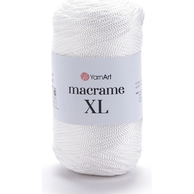 Yarn Art Macrame XL 154 bílá