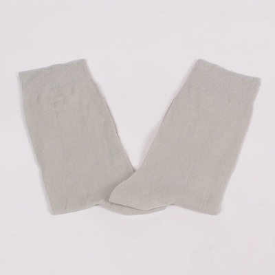 Памучни мъжки чорапи в сиво-бежов цвят