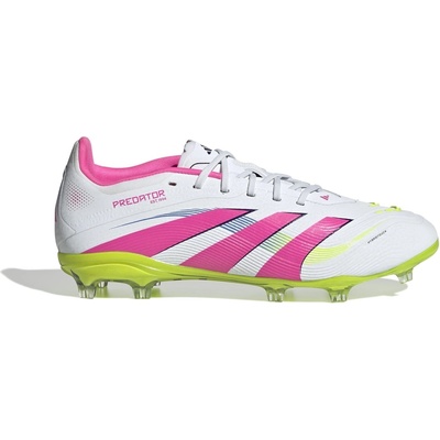 Adidas Детски футболни бутонки Adidas Predator Elite Childrens Firm Ground Football Boots - White/Pink