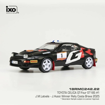 Toyota Celica GT Four ST185 Rally Costa Brava 2025 97 Latvala Hussi IXO 1:18