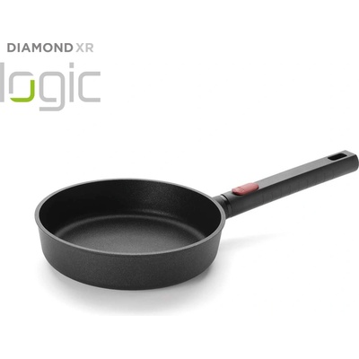 WOLL Универсален тиган logic xr ind 20 см, с подвижна дръжка, титан, woll (wl1520lcib)