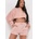 Missy Empire Къси панталони Missy Empire Fluffy Teddy Drawstring Shorts - Pink