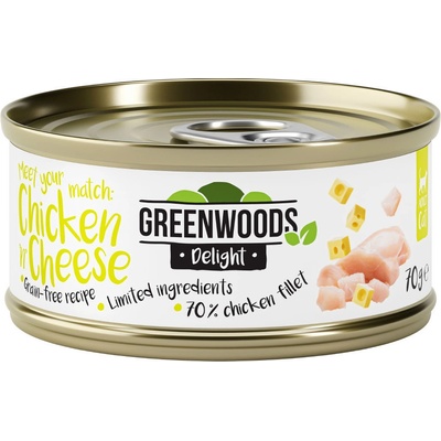 Greenwoods Delight Chicken Fillet and Cheese 6 x 70 g