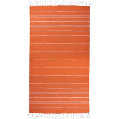 The One Towelling 1019 SULTAN Haman uterák orange white 100 x 180 cm