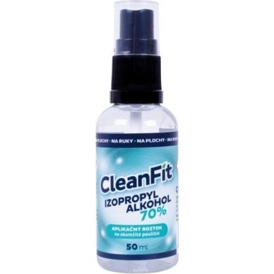 CleanFit dezinfekční roztok IZOPROPYL 70% s rozprašovačem 50 ml