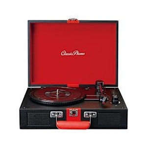 Lenco Classic Phono TT-110BKRD