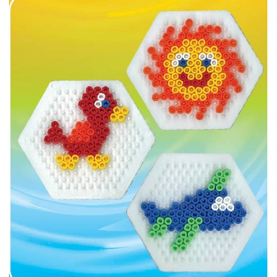 HAMA HAMA H4106 Hama set šestiúhelník zažehlovací korálky MIDI – Zboží Mobilmania