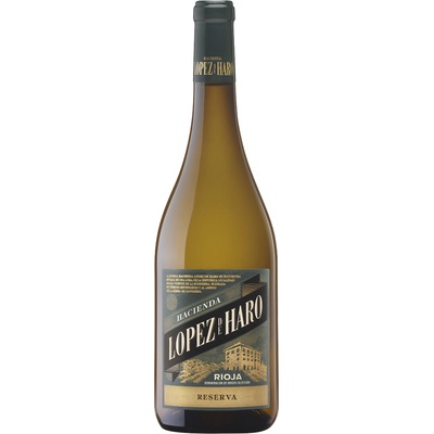 Lopez De Haro Rioja Blanco Reserva biele 13% 0,75 l (čistá fľaša)