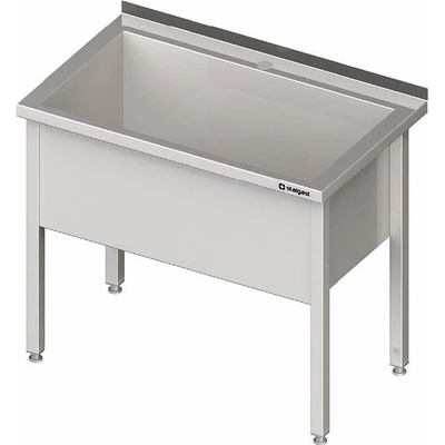 Stalgast Nerezový veľkokapacitný drez na nohách 800x700x850 mm, hĺbka: 400 mm 981347080