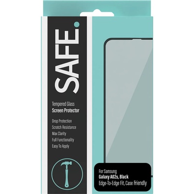 Panzer Стъклен протектор Safe за Samsung Galaxy A02s CaseFriendly - Черен