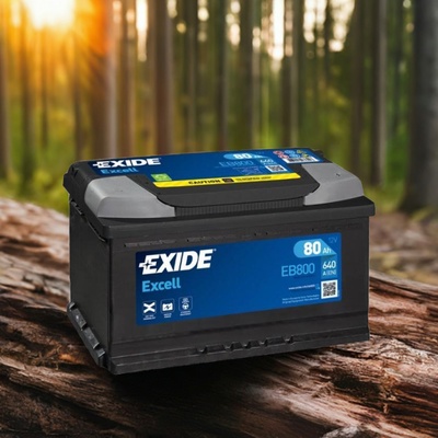 Exide Excell 12V 80Ah 700A EB800