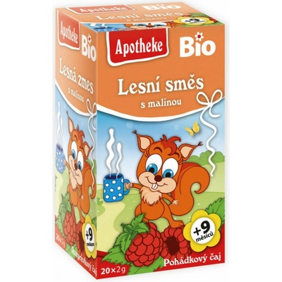 Apotheke rozprávka Lesná zmes s malinou Bio 20 x 2 g
