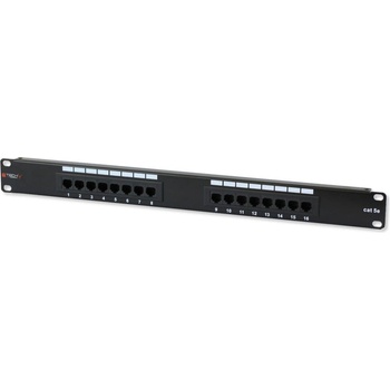TECHLY I-PP 16-RU-C5ET Патч панел 16 utp C5 (I-PP 16-RU-C5ET)