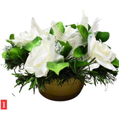 Náhrobná ikebana , mix farieb