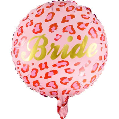 PartyDeco Fóliový balón Bride 45 cm