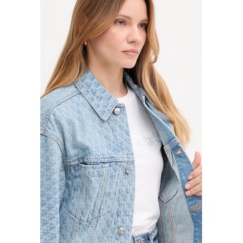 Calvin Klein Jeans Дънково яке Calvin Klein Jeans в синьо преходен модел с уголемена кройка LV047C782G (LV047C782G)