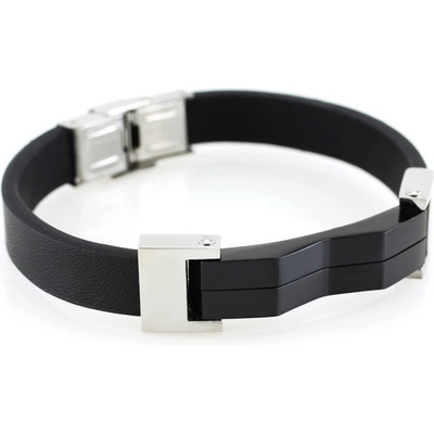 MPM ocelový z chirurgické oceli Bracelet 7377 Black