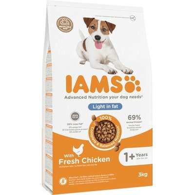 IAMS ProActive Health Adult Light in Fat for Sterilsed / Overweight dogs Chicken 3 kg