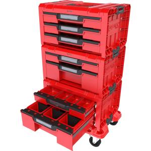 Qbrick System Комплект кутии за инструменти QS PRO 3 Red 16459 (Z258353PG013)
