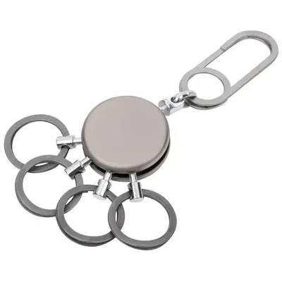 TROIKA Ключодържател Troika- PATENT EASY, сив (KYR80/GM)