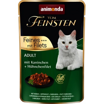 Vom Feinsten Adult FEINES m.Fillets králik kuracie filé 85 g