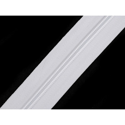 Zip spirálový No 5 metráž Varianta: 1 bílá, Balení: 1 m 40129/103637/192341