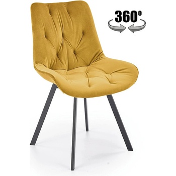 Halmar Трапезен стол k519 горчица