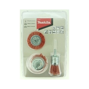 Makita Комплект найлонови четки makita за грубо шлайфане 3 бр. d-70742 (d-70742)