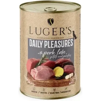 Luger’s Superfood консервирана храна за кучета със свинско филе, 400гр