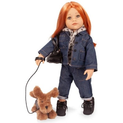 Götz Кукла Götz Хана и нейното куче Поли 50см