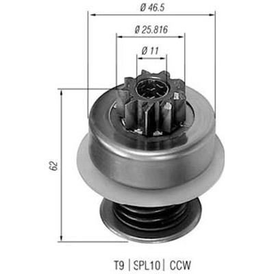 MAGNETI MARELLI Pastorek, startér 940113020088