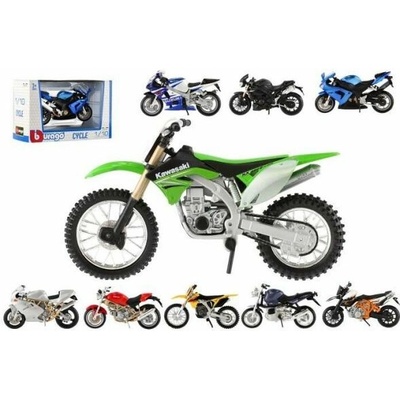 Bburago Motorka kov/plast 11 12cm mix druhů v krabičce 17x11x:18