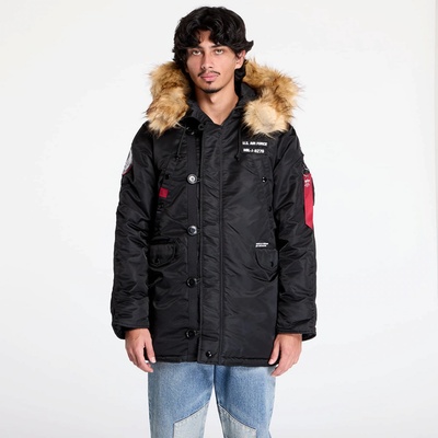 Alpha Industries bunda parka N3B Airborne 188141.03 pánska zimná čierna