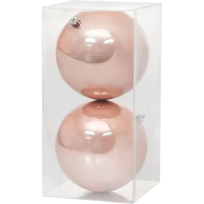 Gule MagicHome Vianoce, 2 ks, ružové, na vianočný stromček, 12 cm