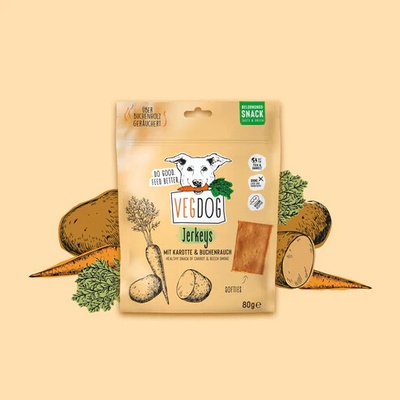 Vegdog Jerkeys 9 x 80 g