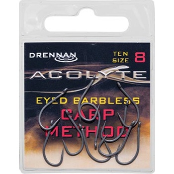 Drennan háčky Acolyte Carp Method Barbless vel.8