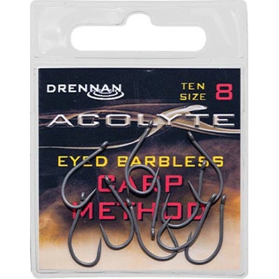Drennan háčky Acolyte Carp Method Barbless vel.8