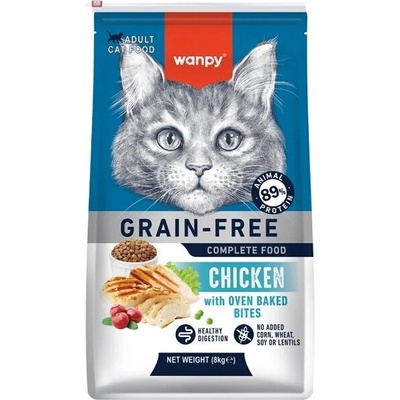 Wanpy Беззърнена суха храна за котки с пиле Wanpy Grain-Free Complete Cat Food