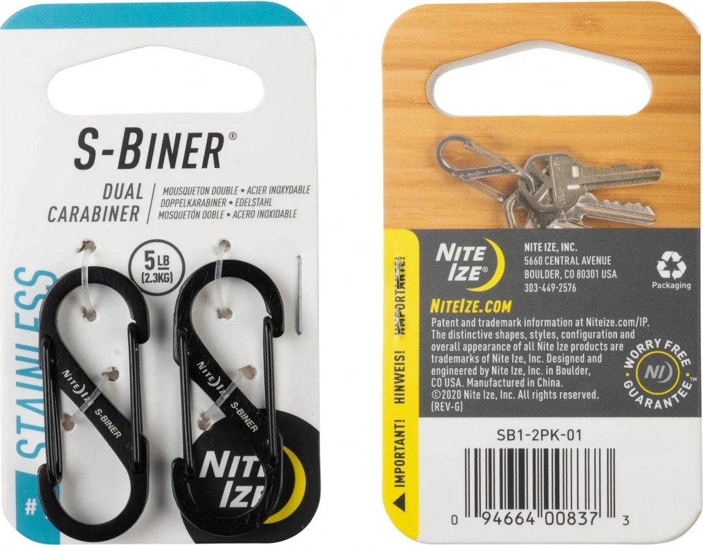 Nite Ize S-Biner 2-pack