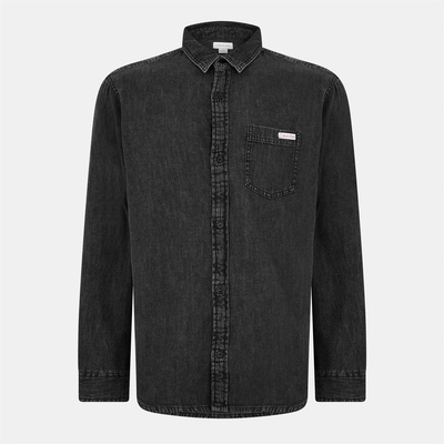 Calvin Klein Риза с дълъг ръкав Calvin Klein Jeans Men's Vail Long Sleeve Denim Shirt - Vail