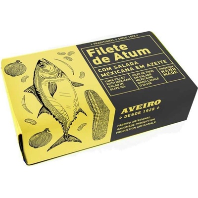 Aveiro tuniakové filety v olivovom oleji mexicky šalát 25 x 120g